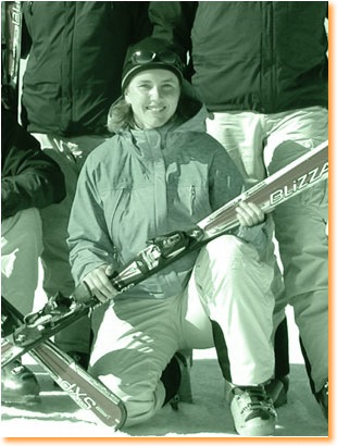 anett med ski